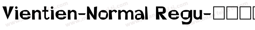 Vientien-Normal Regu字体转换